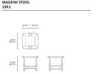 Magrini Stool - 1963 . Sergio Rodrigues