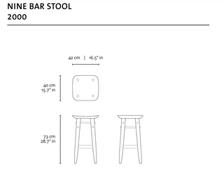Nine Bar Stool - 2000 . Sergio Rodrigues