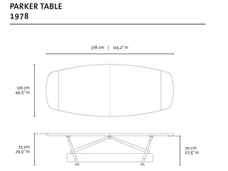 Parker Table - 1978 . Sergio Rodrigues