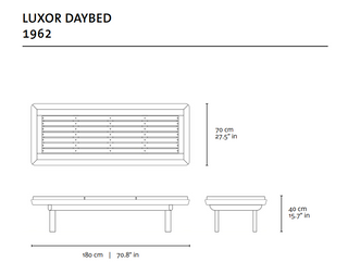Luxor Daybed - 1962 . Sergio Rodrigues