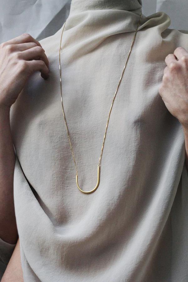 Ellos Long Golden Necklace - Inês Telles