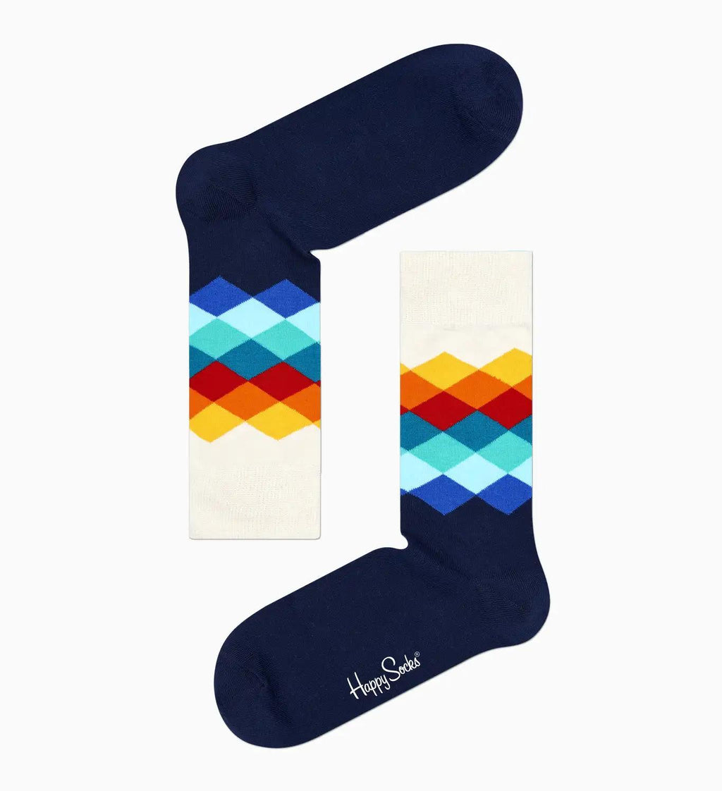 Faded Diamond Sock - Happy Socks