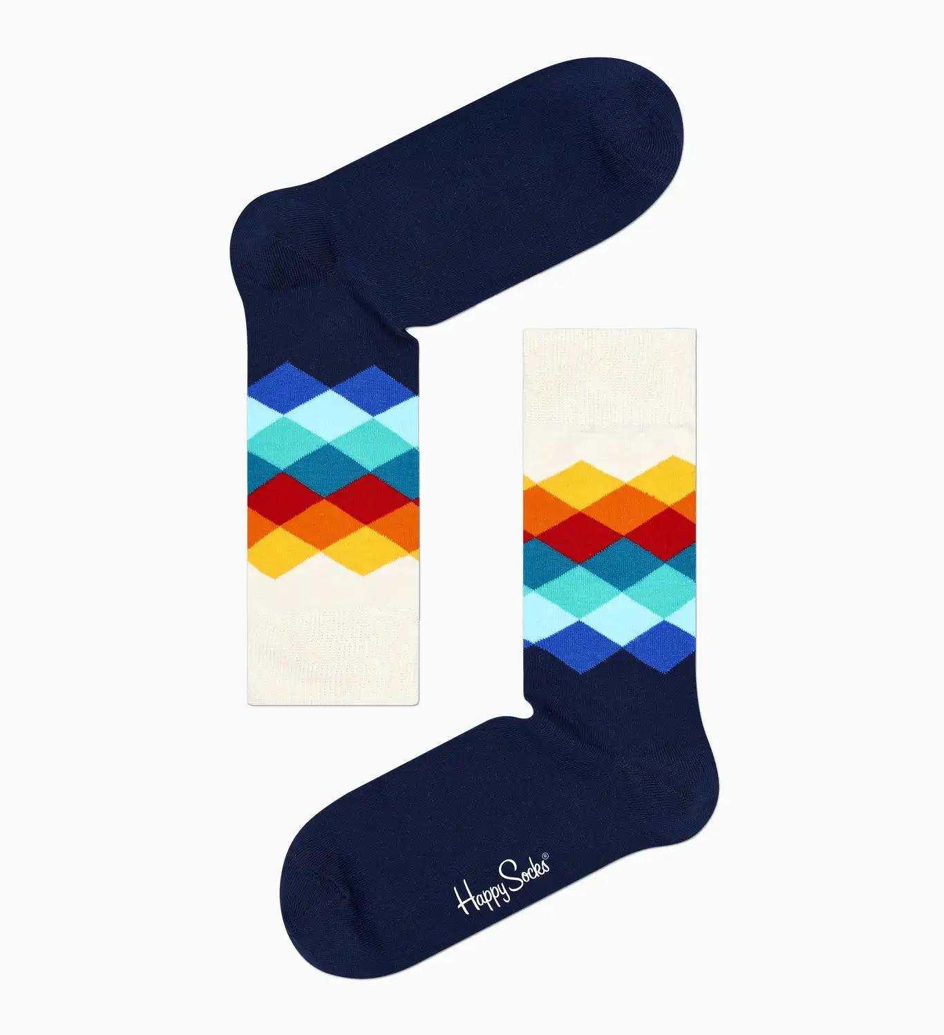 Faded Diamond Sock - Happy Socks
