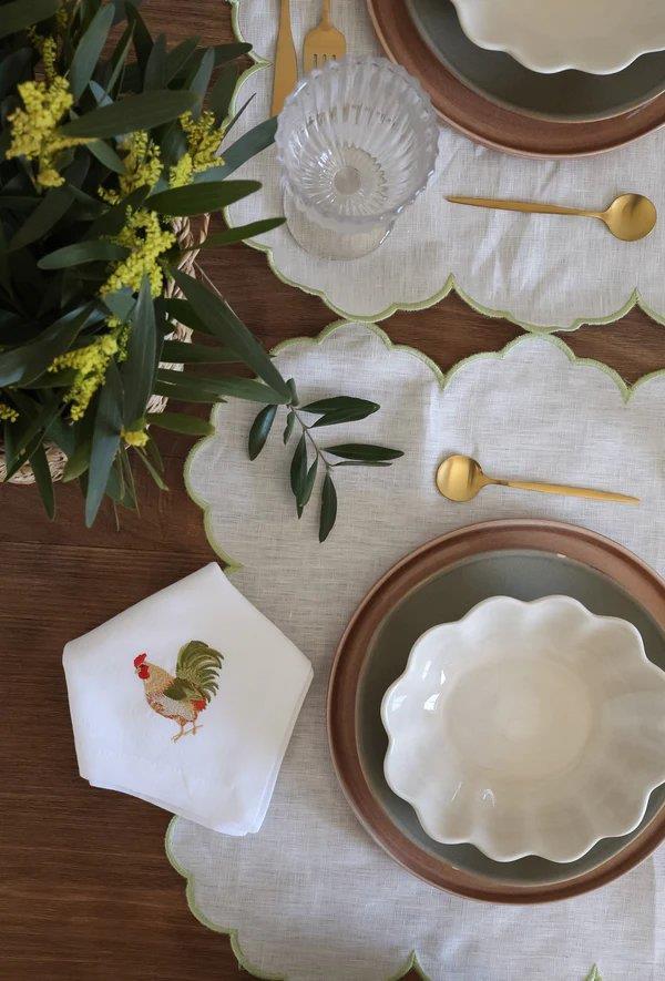 Rooster Napkin - Aida Home Living