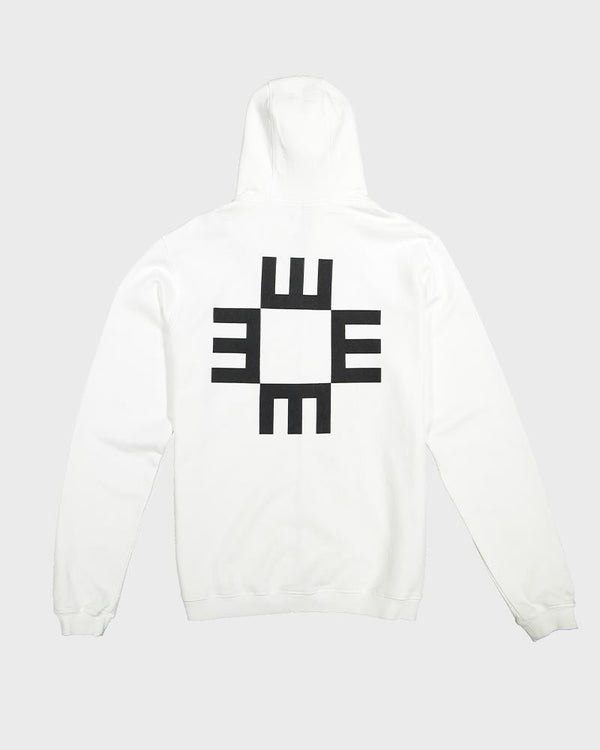 Hoodie Zip White - ELEX