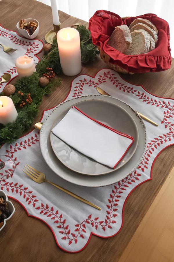 Red Foliage Placemat - Aida Home Living
