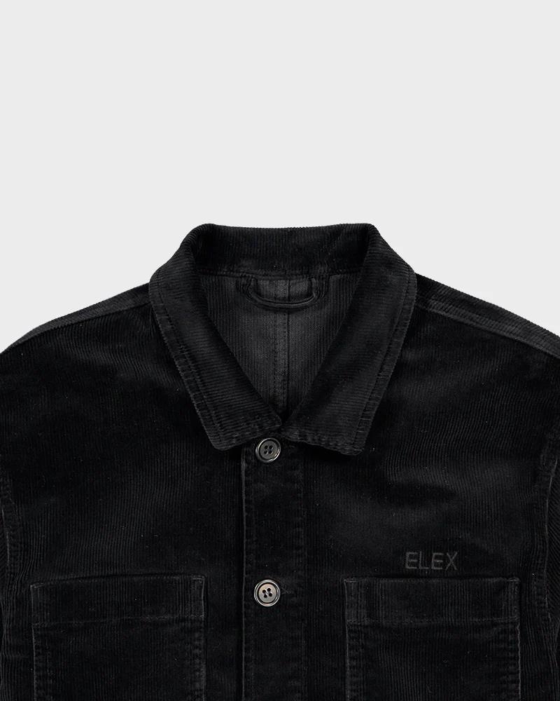 Corduroy Black Jacket - ELEX