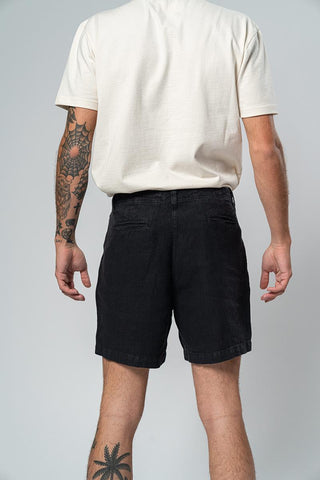 Maciel Dark Navy Linen - LA PAZ