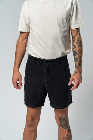 Maciel Dark Navy Linen - LA PAZ