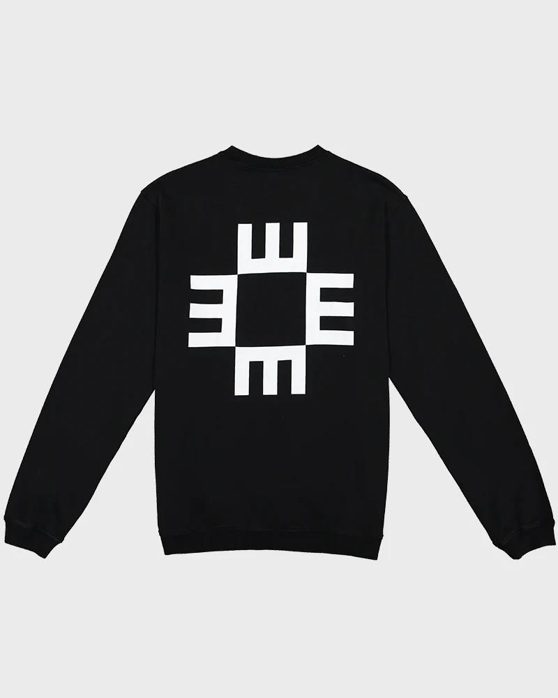 Black Long-Sleeve with White Logo - ELEX