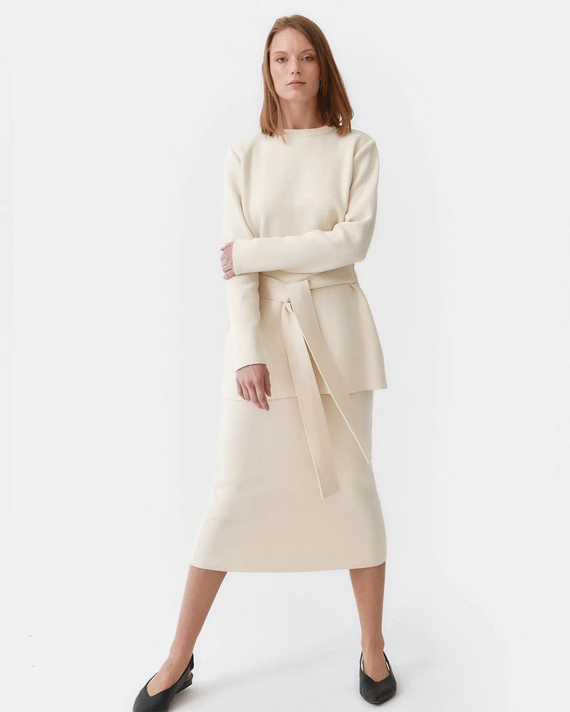 Knitted Belted Tunic - Mila.Vert