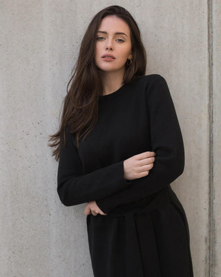 Knitted Belted Dress - Mila.Vert