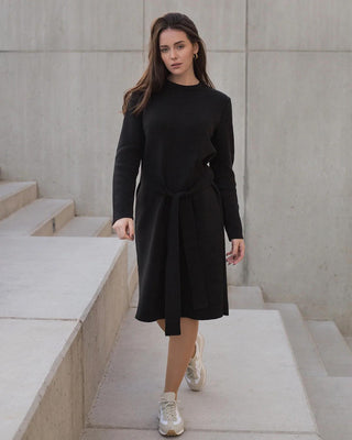 Knitted Belted Dress - Mila.Vert