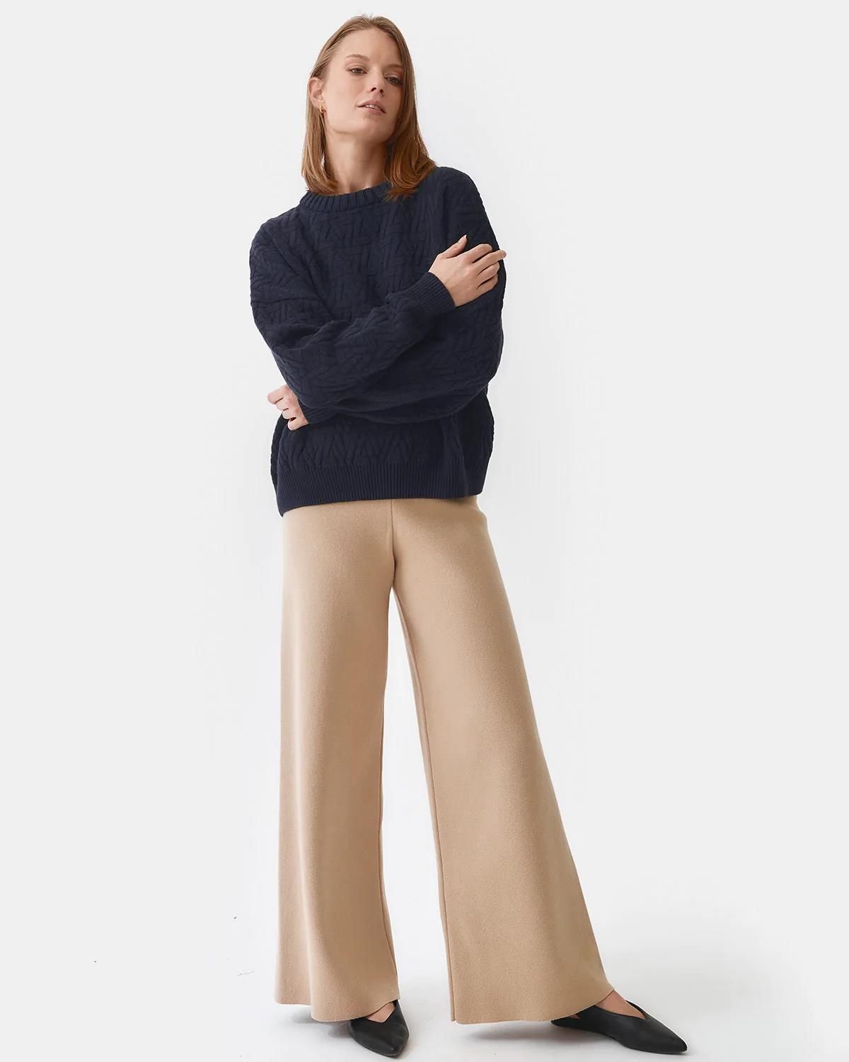 Knitted Long Trousers - Mila.Vert