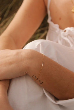 Solar Bracelet With Pearls - Inês Telles