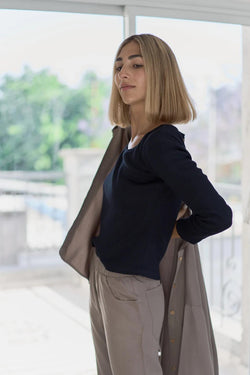 Maya Long-Sleeve Top - Marie