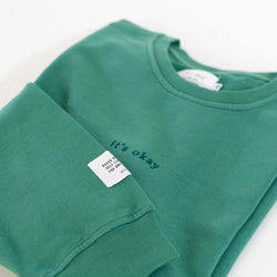 Sweater Crew Green - It´s Okay