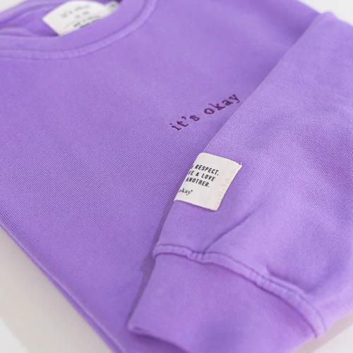 Sweater Crew Purple - It´s Okay