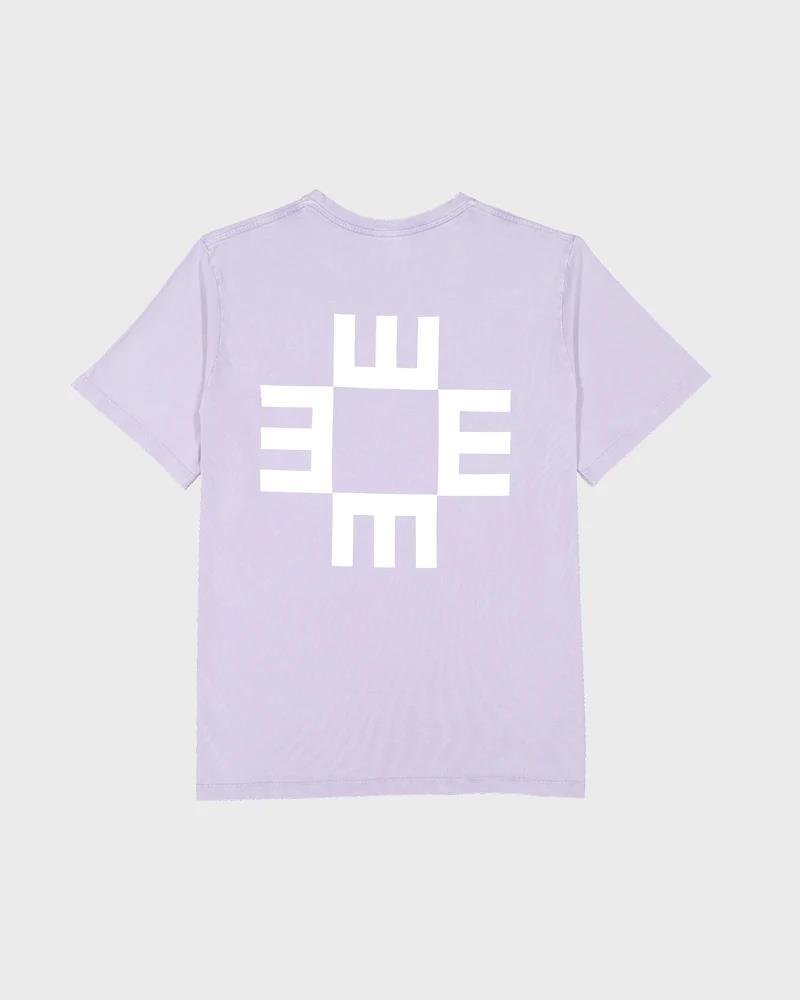 Lilac T-Shirt whit White Logo - ELEX